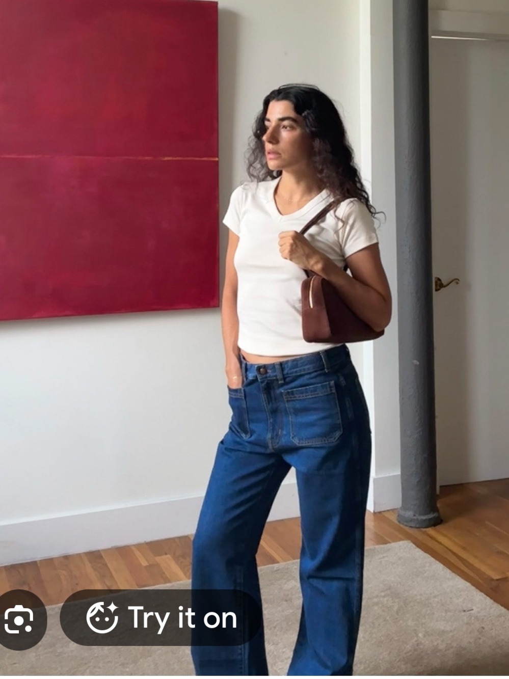 Madewell The Perfect Vintage Wide-Leg Jean Size 30